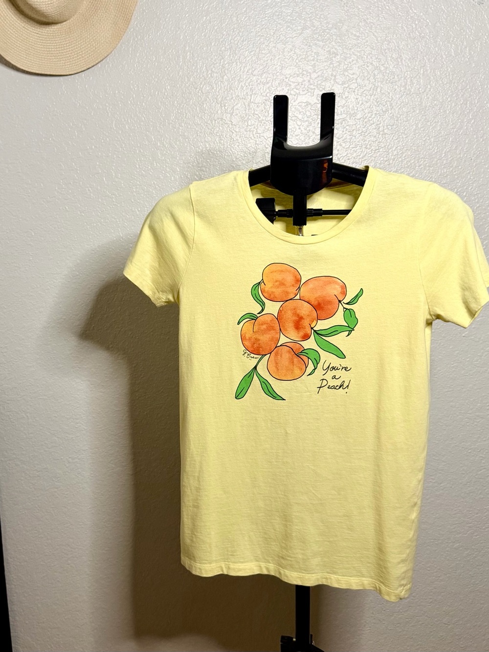 J.Crew Collector Tee "You're a Peach" Graphic Tee XS